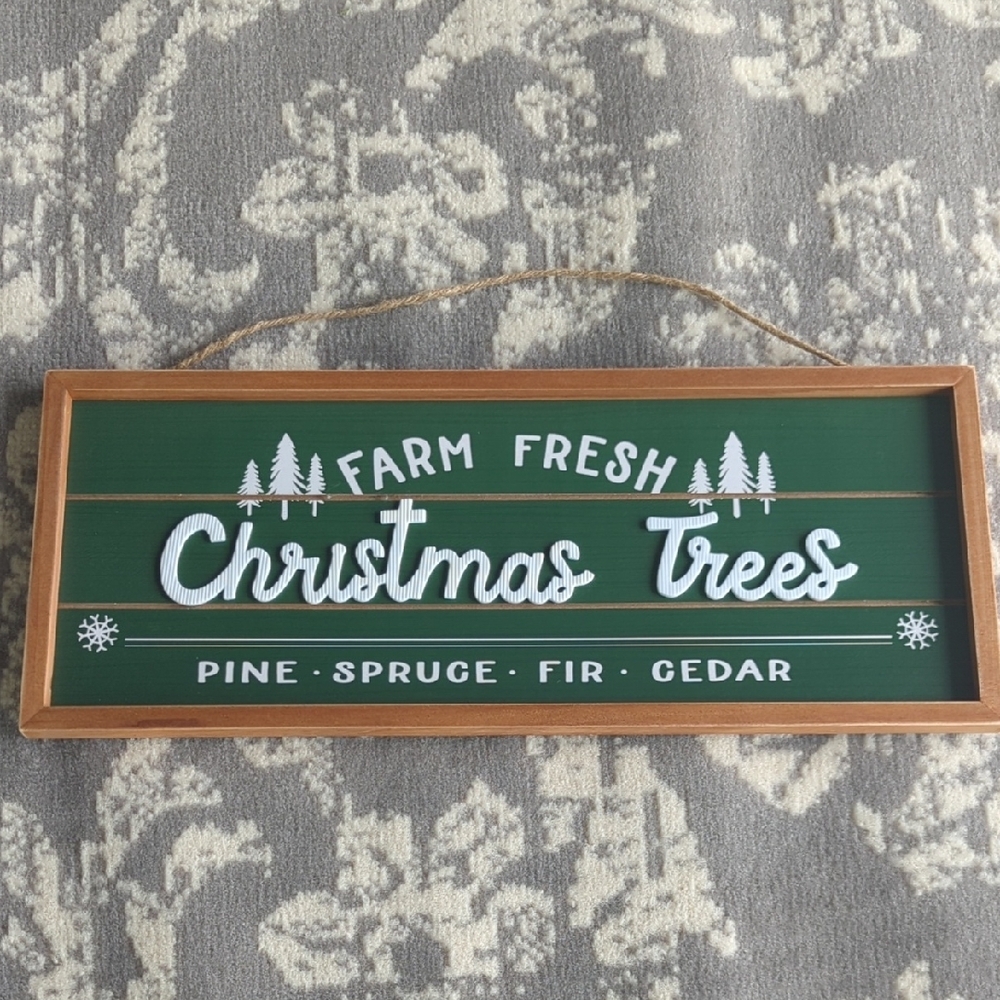 Target Farm Fresh Christmas Tree Farm Sign